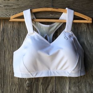 Moving Comfort White Sports Bra